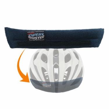 Imagem de Capacete de bicicleta Sweat Buster Sweatband em preto marinho