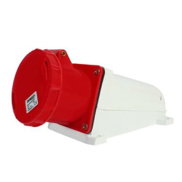 Imagem de Tomada Sobrepor Vermelha 3p+t 63a 6h 380/415v N4506 - OMEGA