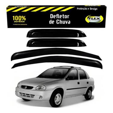 Imagem de Jogo Calha Defletor Chuva Corsa Classic 1.6 1997 A 2006 - Ecoflex