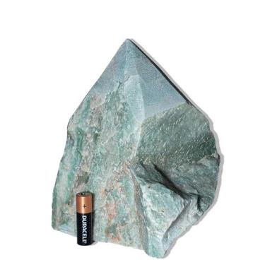 Imagem de Quartzo Verde Pedra Pé e Bico Serrado 3,35Kg 19cm Classe B - Cristaisd
