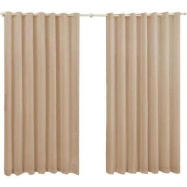 Imagem de Cortina Oxford 2,80 x 1,50 Inibe a Claridade - DH Enxovais, Avelã