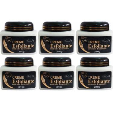 Imagem de Revenda Atacado 6 Creme Esfoliante Com Sebo de Carneiro 240g Para Pés 