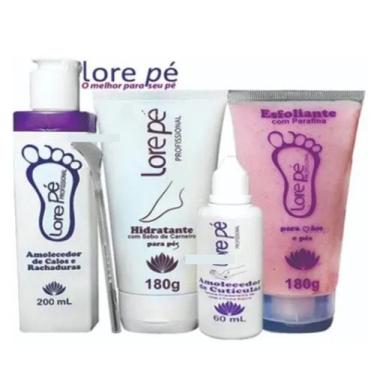 Imagem de Lore Pé Amolecedor Calos E Rachaduras Kit Podologa Unha - A.R Variedad