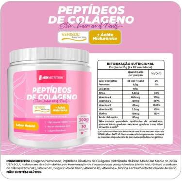 Imagem de Colágeno Verisol com Ácido Hialurônico 300g New Nutrition, CRANBERRY