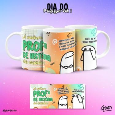 Imagem de Caneca flork dia dos professores professora de história - LiveSub