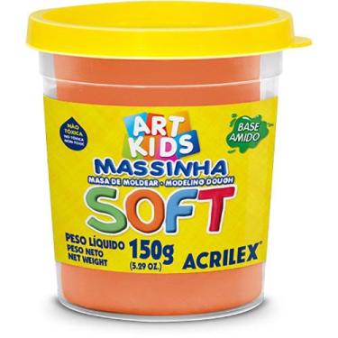 Imagem de Massa de Modelar Amido 150g Soft Laranja - Acrilex