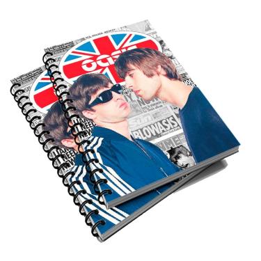 Imagem de Caderno Universitário 96 fls Pers. Rock Oasis Mod. 1