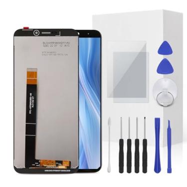 Imagem de JENCYFU Kit de substituição para tela BLU View 3 B140DL Full LCD Screen Display Touch Digitalizador Montagem completa com ferramenta de reparo para modelo BLU View 3 B140DL 15.2 cm