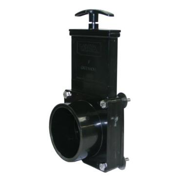 Imagem de Valterra Válvula de porta ABS 7312 para montagem direta em tanque, cinza, ponta de 7,6 cm x flange de tanque