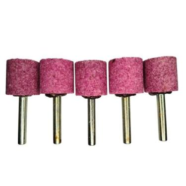 Imagem de Kit Ponta Montada Para Retifica Rebolo Rosa A38 5 Peças - PONTABRAS