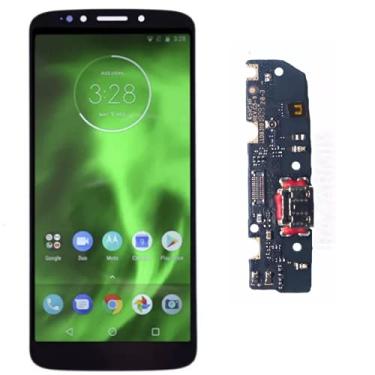 Imagem de Tela Display Lcd Touch Para Moto G6 Play + Placa De Carga