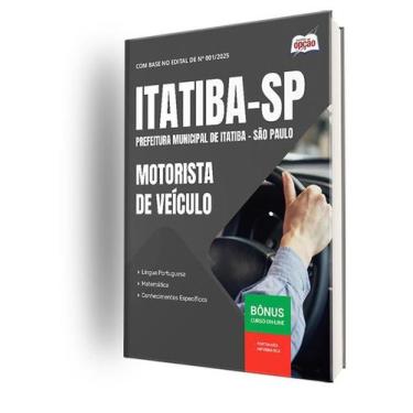 Imagem de Apostila Prefeitura de Itatiba - SP  - Motorista de Veículo - Apostila