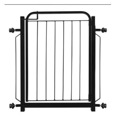 Imagem de Portão Grade Pet Para Cachorro Bebês Extensor De 78 A 82 Cm - Jaddi Mó