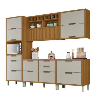 Imagem de Cozinha Completa 5 Peças Imperatriz Nesher Freijó-off White