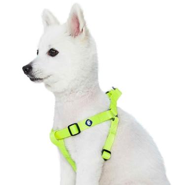 Imagem de Blueberry Pet Peitoral Essentials Step-in para cães, tamanho grande | Colete amarelo com marcador ajustável | Nylon sólido clássico para cães meninos e meninas, circunferência do peito 66 a 99 cm