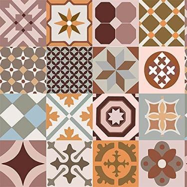 Imagem de Papel de Parede Adesivo Autocolante Decoração Azulejo Decore Sua Cozinha Elegante 15 Metros