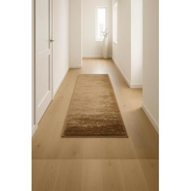 Imagem de Tapete Passadeira Antiderrapante Esplendor 50x180cm Jolitex - Esplendor Marrom