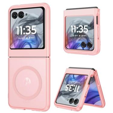 Imagem de DUEDUE Capa magnética para Motorola Moto Razr 2025/2024, Moto Razr 60/50 [compatível com MagSafe], capa protetora antiarranhões à prova de choque para Motorola Razr 2025/2024/60/50 de 6,9 polegadas