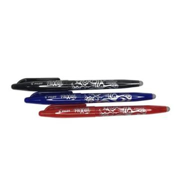 Imagem de Caneta Apagável Frixion Ball 0.7mm Pilot Kit Preta Azul Verm