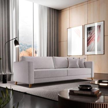 Imagem de Sofá 3 Lugares Milão Linho 1,90M - Encantare