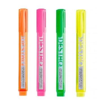 Imagem de Marca Texto Compactor Destaq Kit C/4 Cores