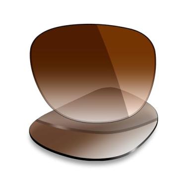 Imagem de Mryok Lentes de substituição para óculos de sol Ray-Ban Erika RB4171 54 mm, HD Polarized, proteção UV, resistente a impactos, ajuste perfeito, Matiz marrom gradiente, One Size