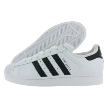 Imagem de adidas Originals Superstar Tênis masculino, Calçado branco/preto/branco, 11 Women/10 Men