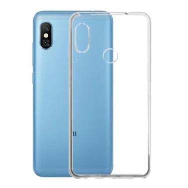 Imagem de Capa Capinha Silicone Para Redmi Note 6 Pro Transparent Fume - Mustang