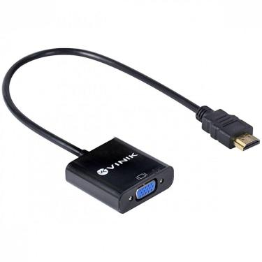 Imagem de Cabo Adaptador/Conversor Vinik, HDMI Macho Para VGA Fêmea, 30cm - 26116
