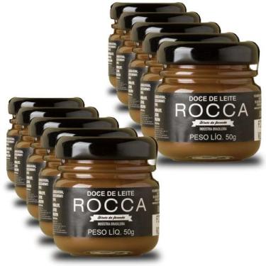 Imagem de Doce de Leite Rocca Tradicional Kit 10 Potes de 50g