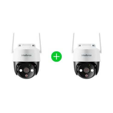 Imagem de Kit Câmera Inteligente IM7+3MP Branca Intelbras - 2 unidades