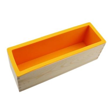 Imagem de Lilihuimaoyi Molde Retangular de Silicone Flexível para Sabonete, Resistente a, para Fazer Você Mesmo, Sobremesas, Geleias, Pudins E, Laranja