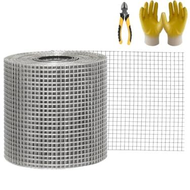 Imagem de Rolo de malha de aço inoxidável de 12,7 cm, filtro de folha de proteção de calha de 12,7 cm x 50FT para calhas de chuva, tela de proteção de pássaros de painel solar e cerca de proteção de critter