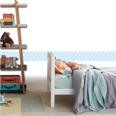 Imagem de Adesivo Faixa De Parede Infantil Poá Np388