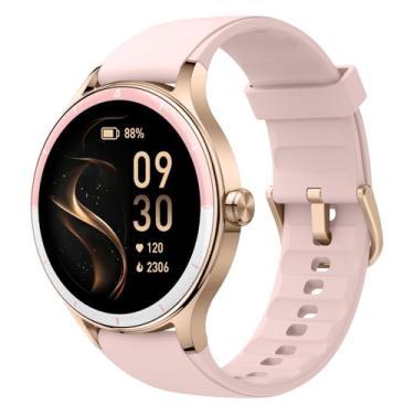 Imagem de Bettdow SmartWatch, Relogio Smartwatch Feminino, 1.27" Ecrã tátil, à prova d'água IP68, 100+ Modos Esportivos, chamada Bluetooth, Compatível com Android iOS, voz por IA (Rosa)