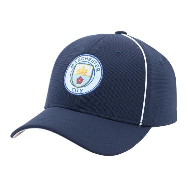 Imagem de Boné Manchester City SuperCap Ottoman Bordado - Masculino Tamanho:Único;Cor:Azul