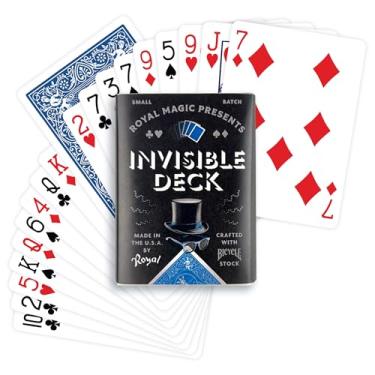 Imagem de Playing Cards – Invisible Deck of Cards Trick Made with Authentic Bicycle Playing Cards, Magic Card Trick for Beginners & Pros, Includes Special Bicycle Cards & Instructions (Blue)