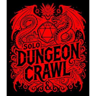 Imagem de Solo Dungeon Crawl One Player Solitaire TTRPG Game with Dice & Tokens | Solo Dungeon Adventure | Quick, Replayable Combat Game | Single Player Role-Playing |
