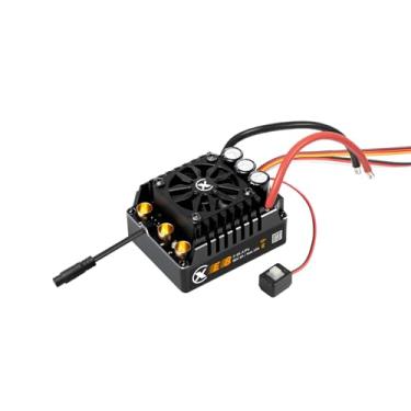 Imagem de XC E8 Sensored Electric Brushless Motor Controller for RC Car, 3-6S Lipo,160A Continuous Current,6-15A、6.0/7.4/8.4V BEC,Applicable to 1/8、1/10,Support Turbo Timing and APP Control