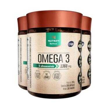Imagem de Kit 3 Ômega 3 Nutrify 200 Cápsulas
