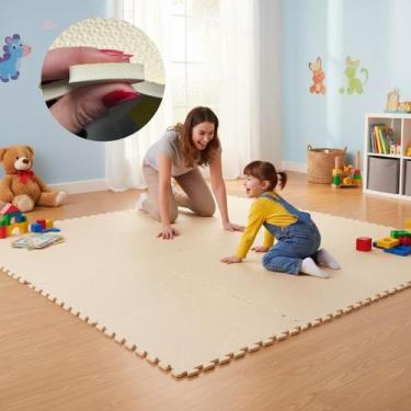 Imagem de Kit 6 Placa EVA 50x50 10mm Tapete Tatame Manta Borracha Piso Emborrach