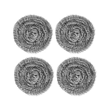 Imagem de Esponja Palha de Aco kit 4 Lava Loucas Bucha Limpeza Cozinha Panela Prato Utensilios