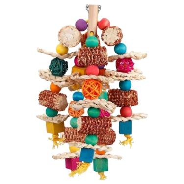 Imagem de Generic Brinquedo para Roer E Exercitar Pássaros, Ideal para Periquitos E Papagaios de