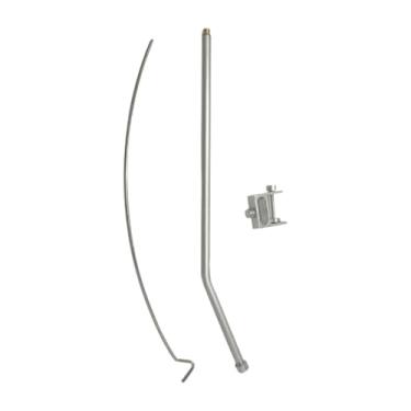 Imagem de KiBcsLic Suporte de mesa dobrável para lanterna de tenda, ideal para camping, viagens, piqueniques e jardins, Seção Prata 1