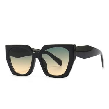 Imagem de Óculos de Sol de Armação Grande com Degradê e Hastes Largas, Proteção UV400, Ideais para Esportes ao Ar Livre, Corrida e Ciclismo, 06