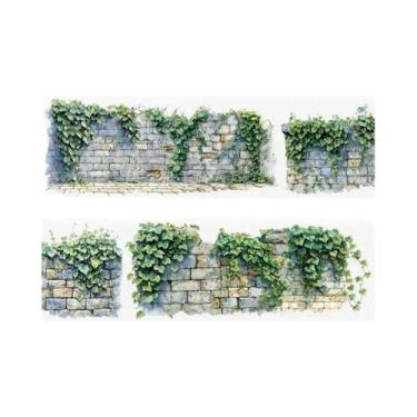 Imagem de Adesivos De Parede De Flores PET 50mm X 2m Journamm DIY Scrapbooking D