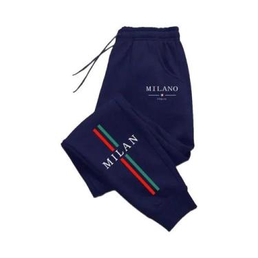 Imagem de Calças Jogger Impressas Da Cidade De Milão Para Homens E Mulheres, Out