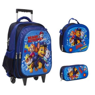 Imagem de Kit Mochila Infantil Rodinha Patrulha Canina Volta As Aulas - TOYS 2U