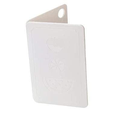 Imagem de Alomejor Tábua de Cortar, Tábua de Corte Dobrável Adequada para Cortar Legumes Frutas Carne (Arroz Nórdico Branco 20x12,5x0,8cm)