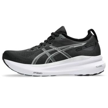 Imagem de ASICS Tênis de corrida feminino Gel-Kayano 31, Preto/prata pura, 8 Wide